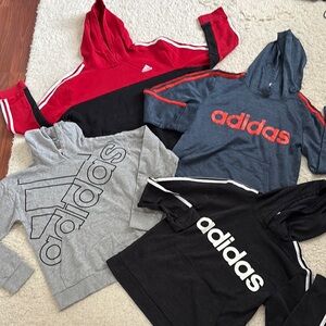 ! Bundle of 4 Boys Adidas Hoodies for Ultimate Comfort